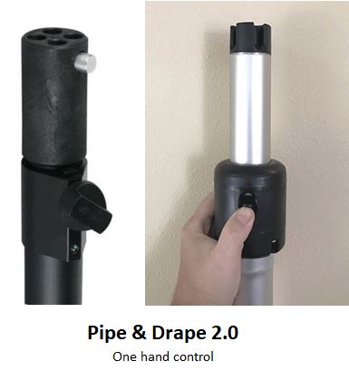 Screw button versus single button control from Versatop