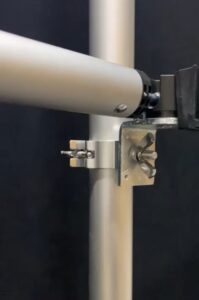 Versatop-Swivel-with-Clamp-mounted-to-post-by-StageCare