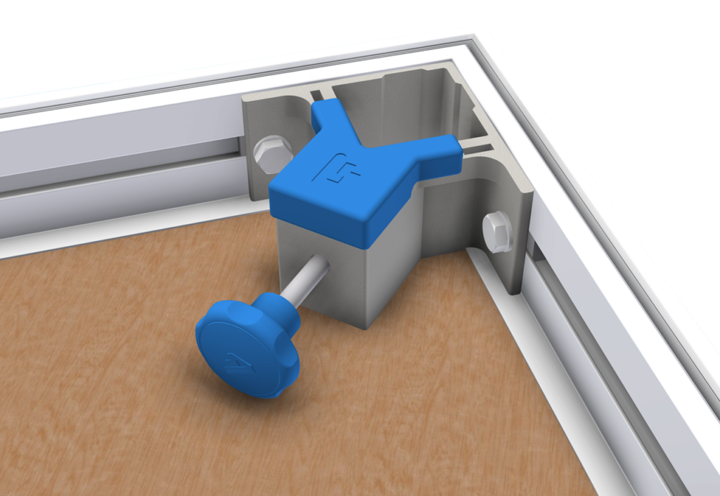 Pootbevestigingshoek 40-60mm