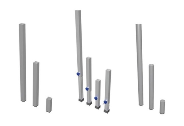 insteekpoten en telescooppoten